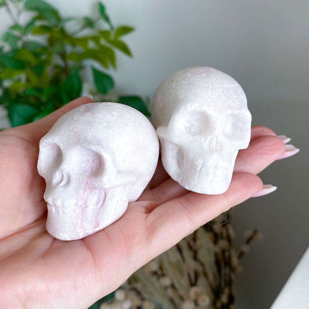 Light Pink Tourmaline Skull