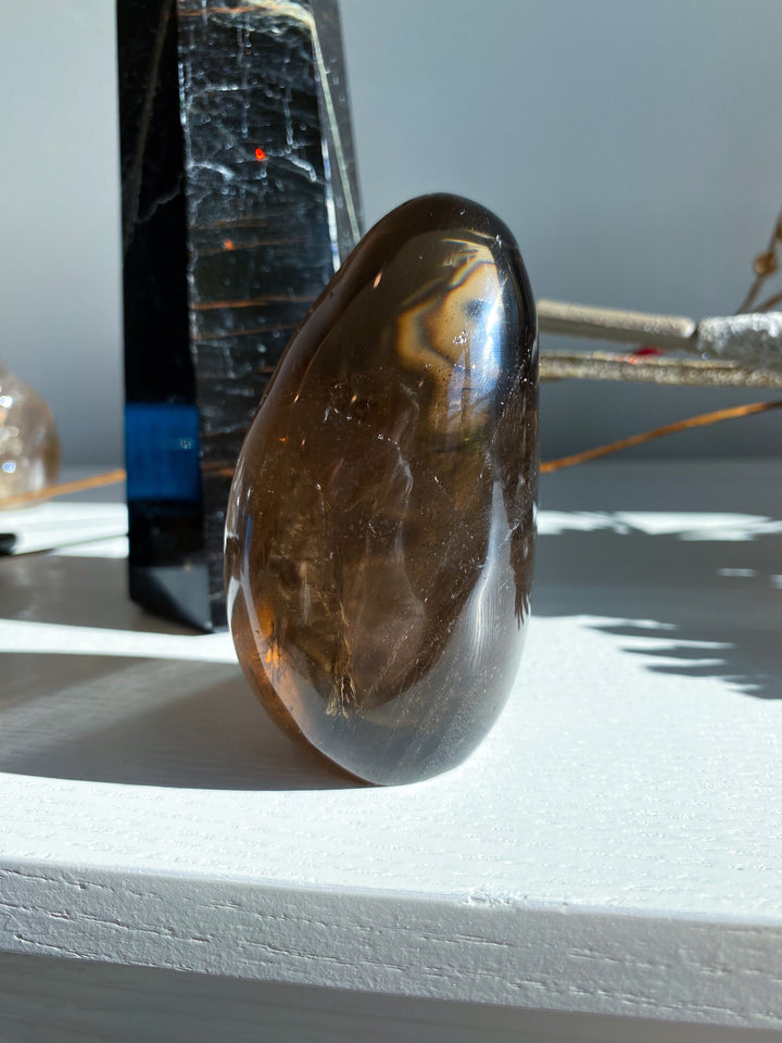 Smokey Quartz Freeform w/ Rainbows #1