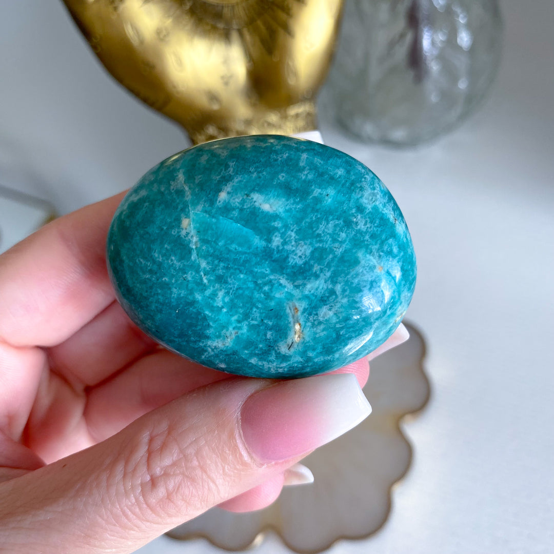 Teal Green Amazonite Palm 