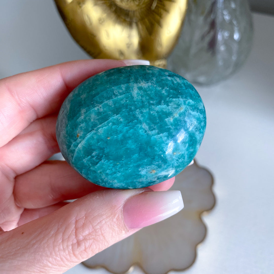 Teal Green Amazonite Palm 