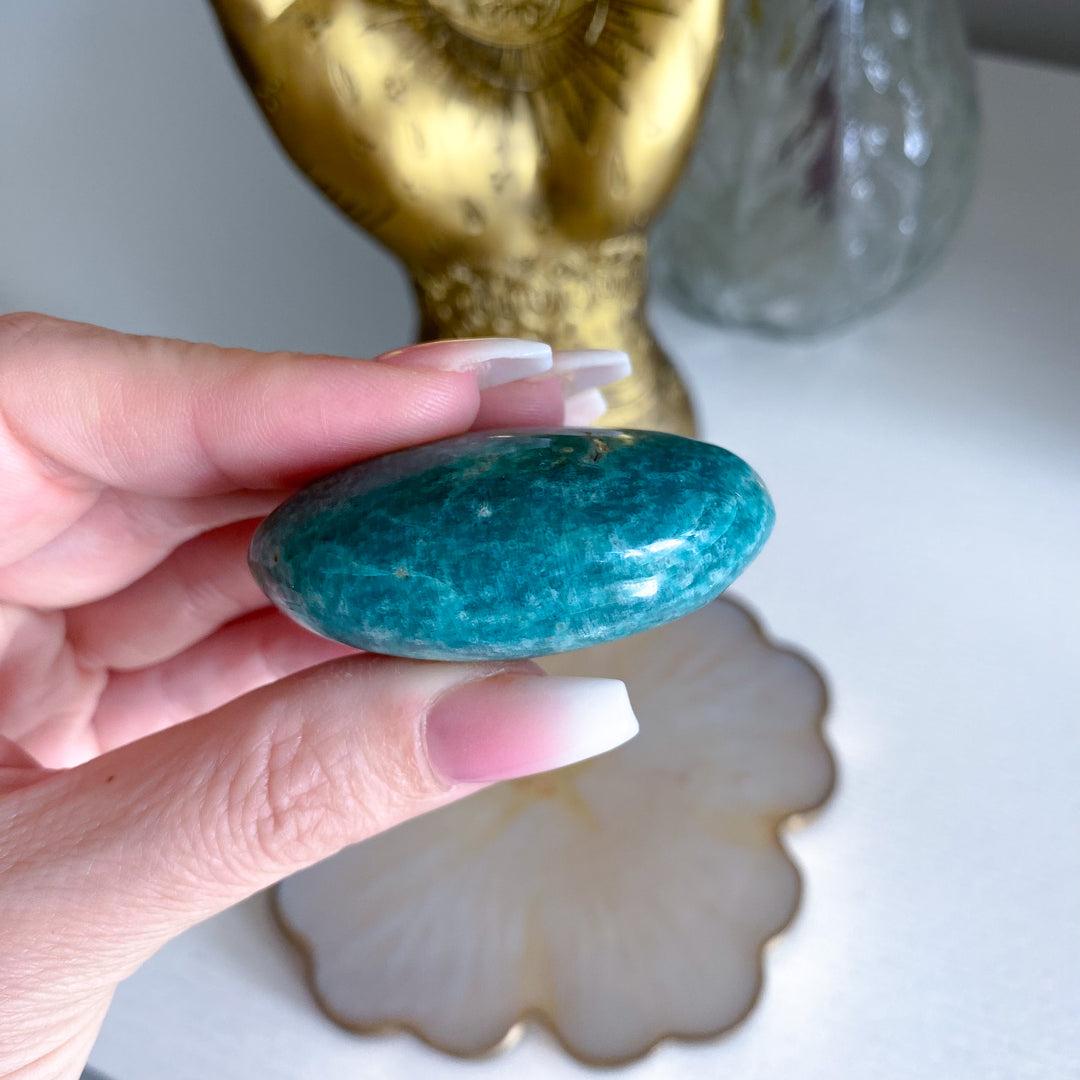 Teal Green Amazonite Palm 