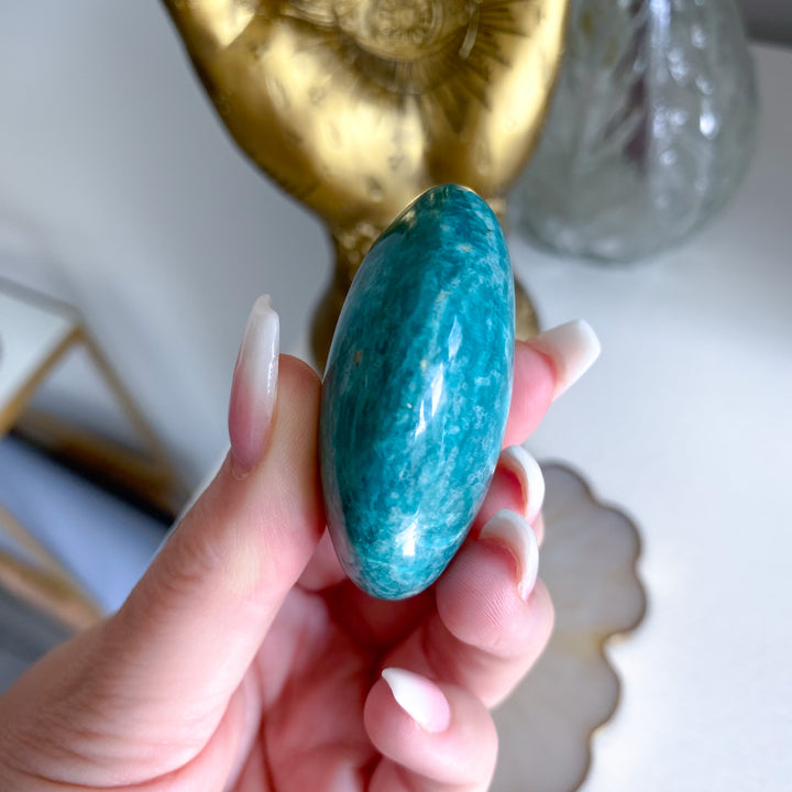 Teal Green Amazonite Palm 