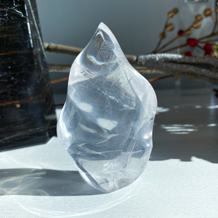 Clear Quartz Flame #2