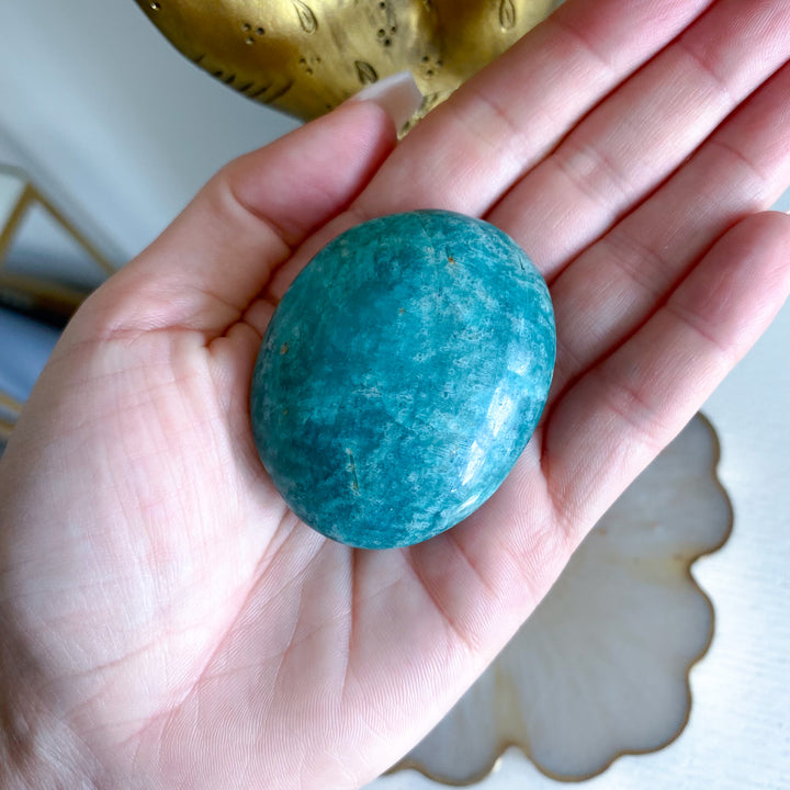 Teal Green Amazonite Palm 