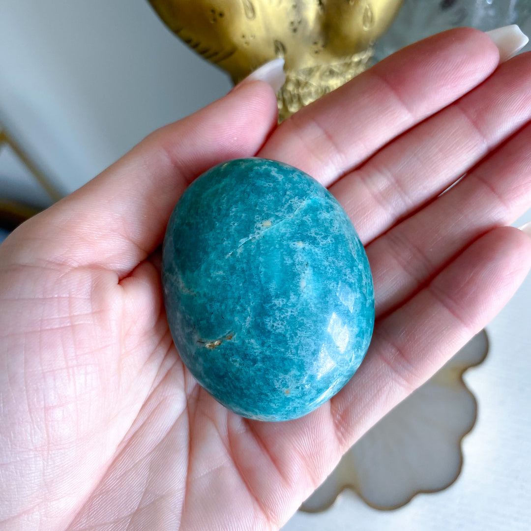 Teal Green Amazonite Palm 