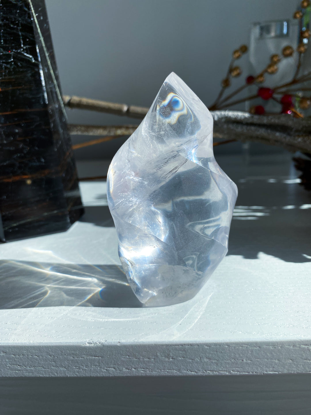 Clear Quartz Flame #2