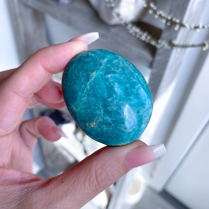 Teal Green Amazonite Palm 