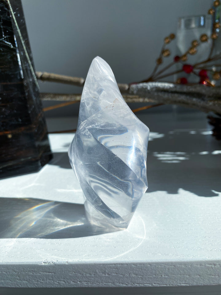 Clear Quartz Flame #2