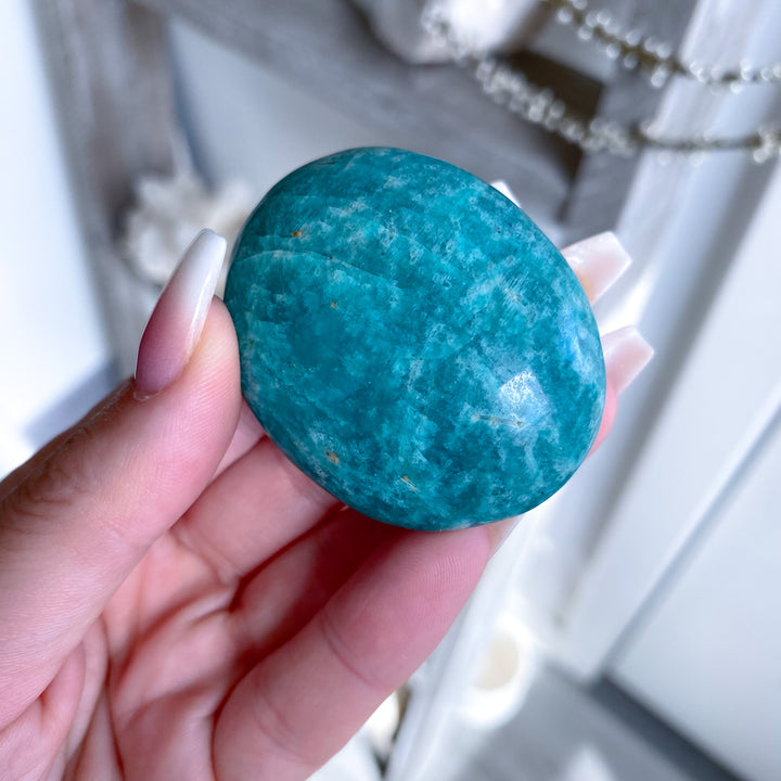 Teal Green Amazonite Palm 