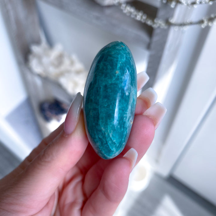 Teal Green Amazonite Palm 