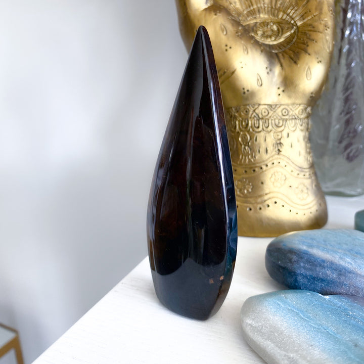 Dark Blue Tiger Eye Flame 