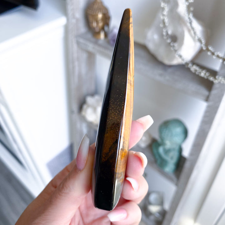 Dark Blue Tiger Eye Flame 