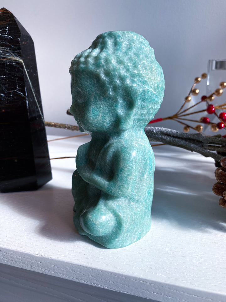 High Sheen Amazonite Buddah