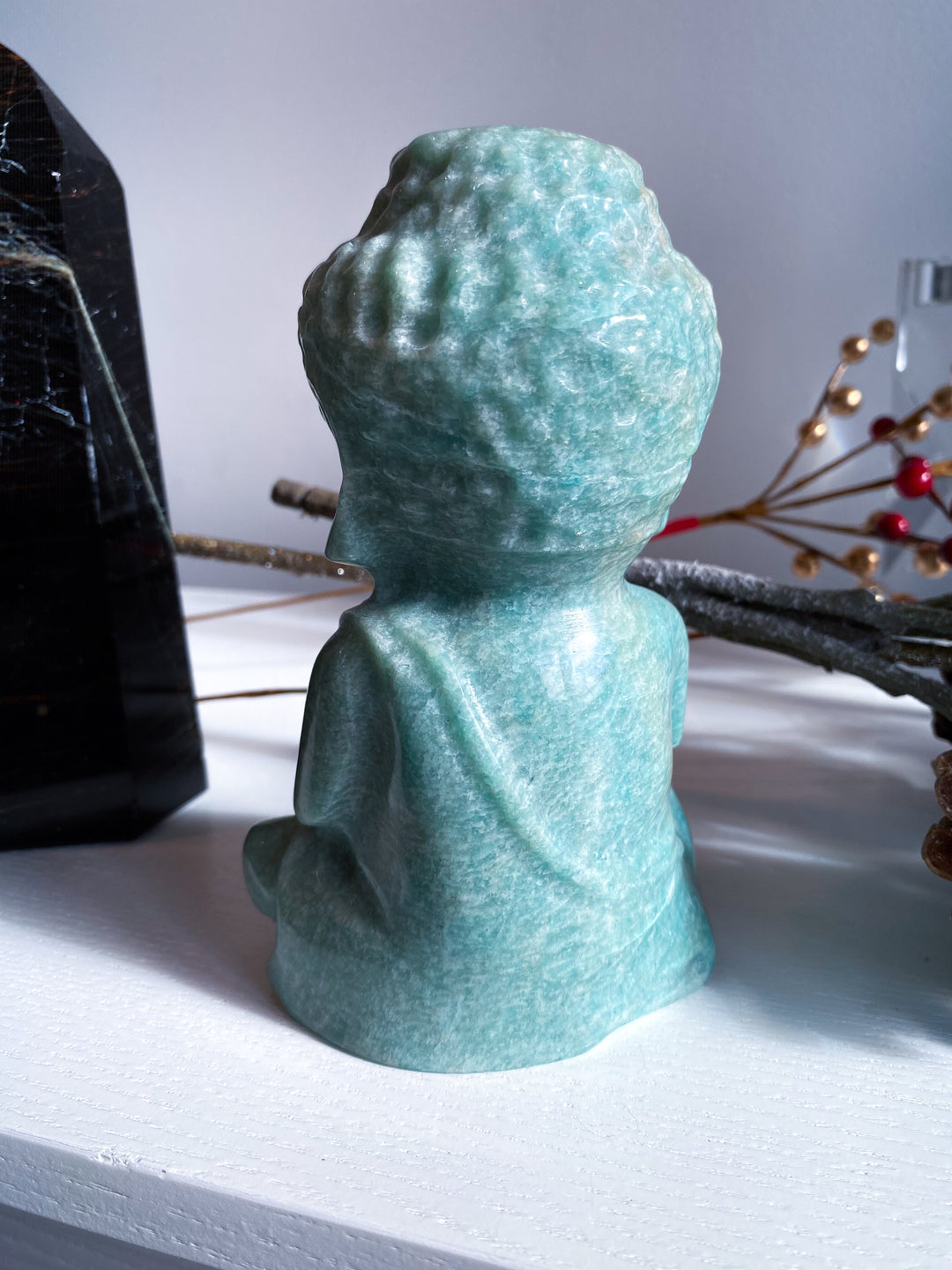 High Sheen Amazonite Buddah