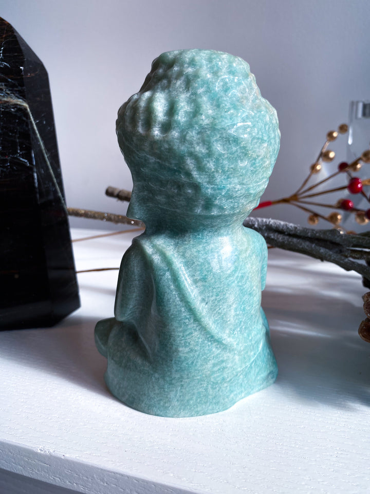 High Sheen Amazonite Buddah
