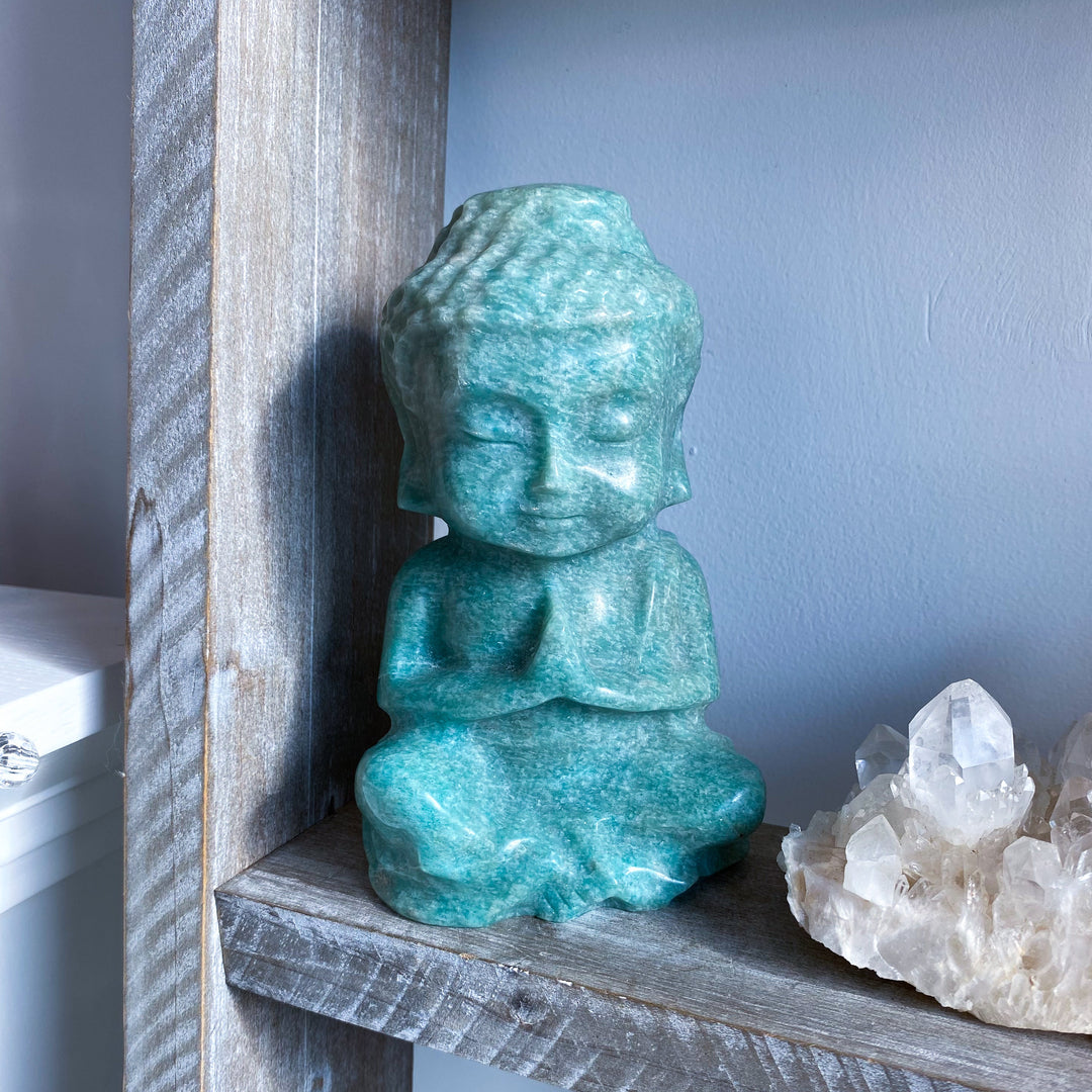 High Sheen Amazonite Buddah