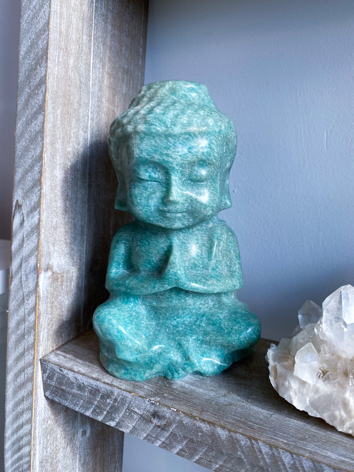 High Sheen Amazonite Buddah