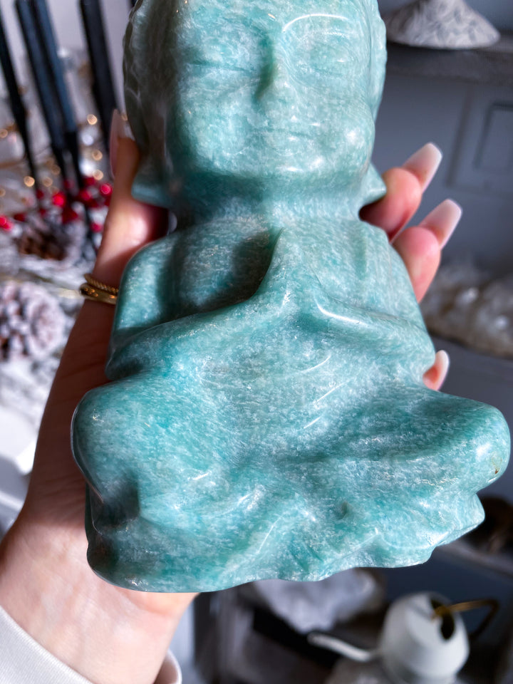 High Sheen Amazonite Buddah