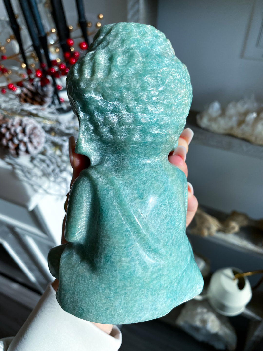 High Sheen Amazonite Buddah