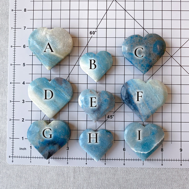 Trolleite Heart Carving - Your Choice