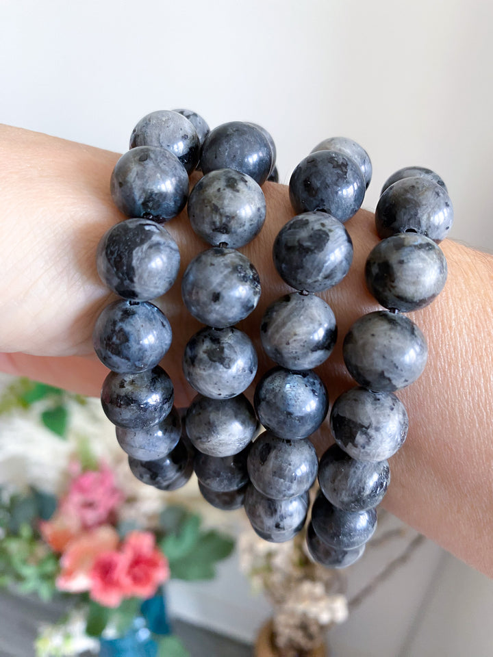 Larvikite 12mm Bracelet