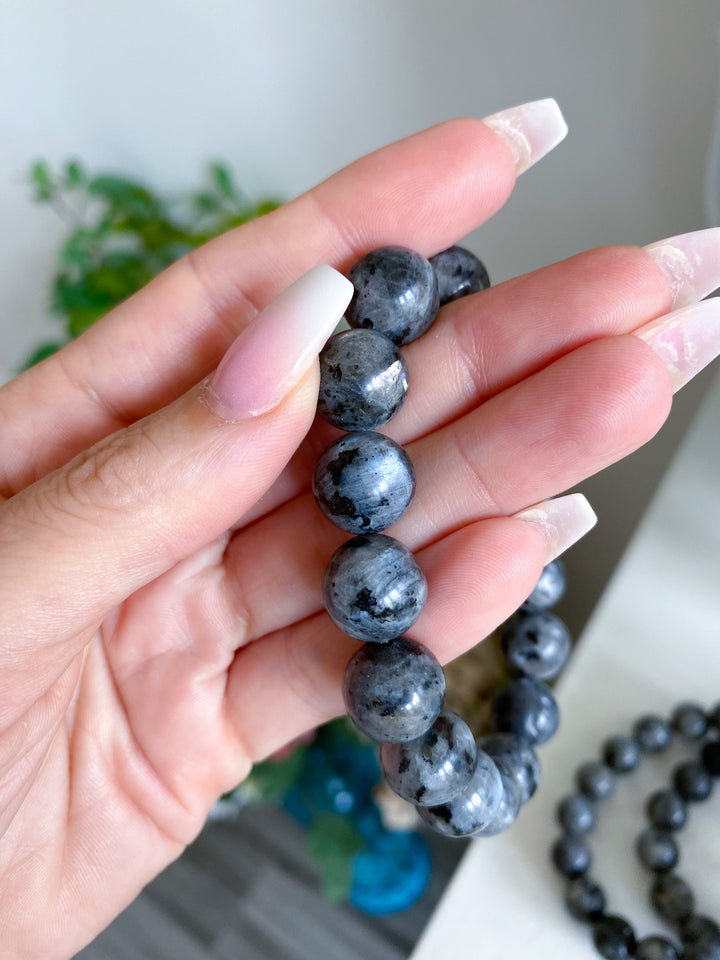 Larvikite 12mm Bracelet
