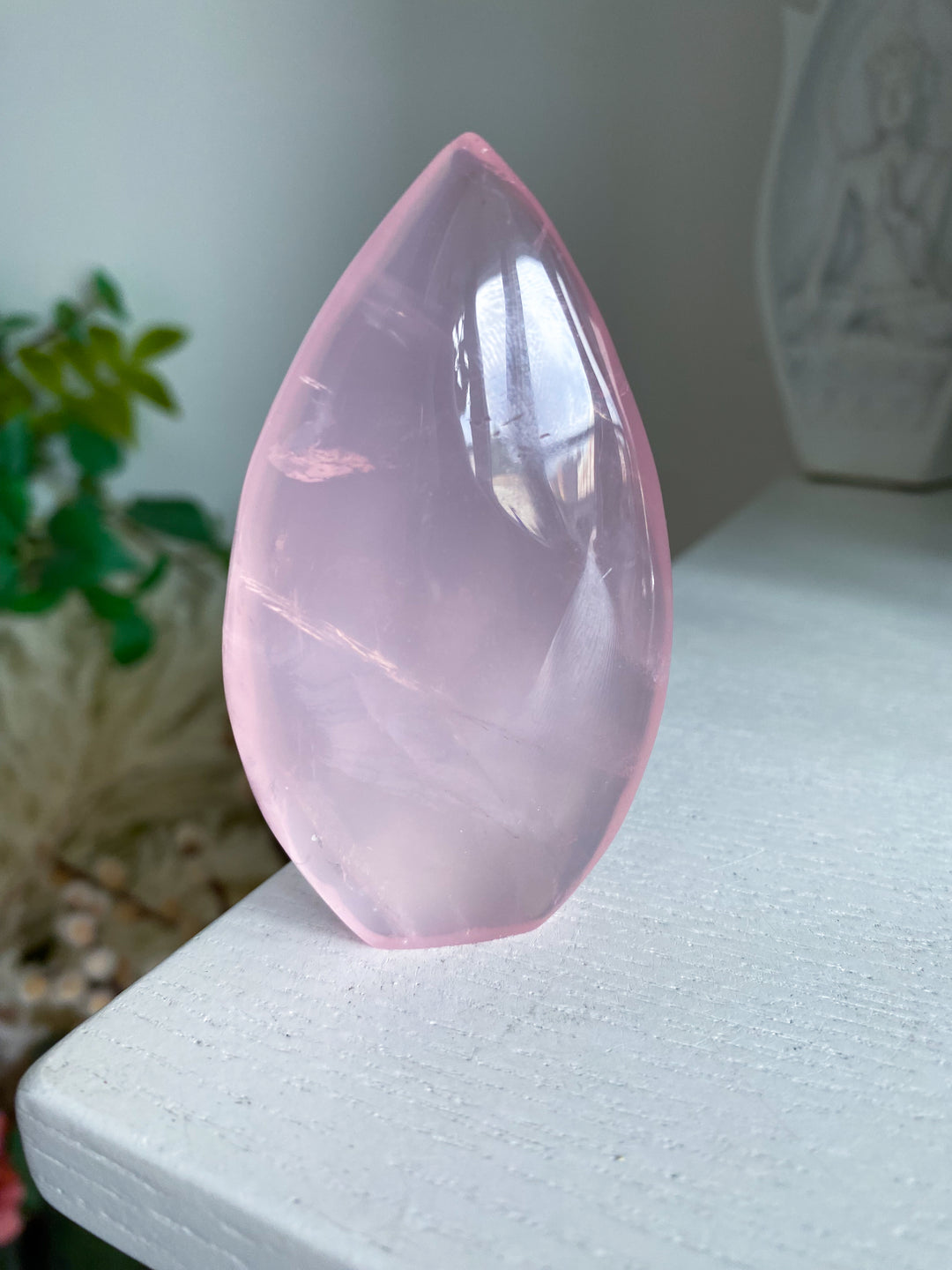 Gemmy Rose Quartz Flame Freeform #3
