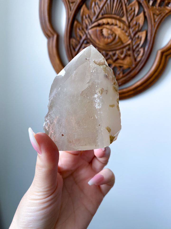 Unique Natural Citrine Top Polish #1