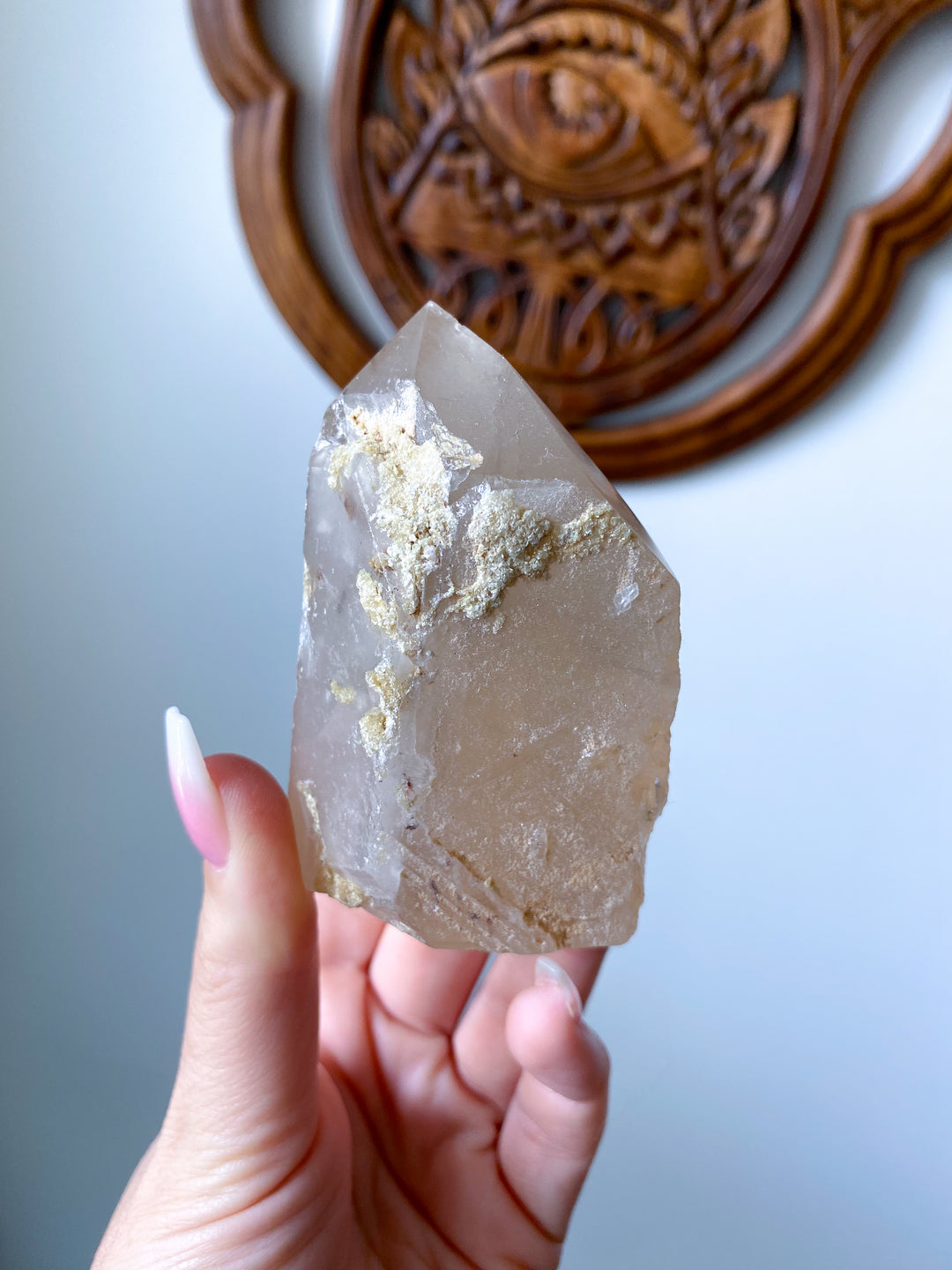 Unique Natural Citrine Top Polish #1