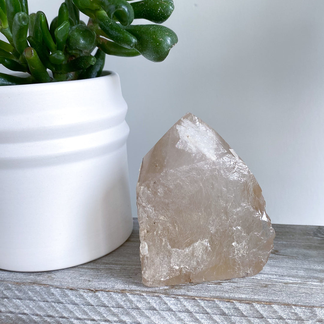 Unique Natural Citrine Top Polish #1