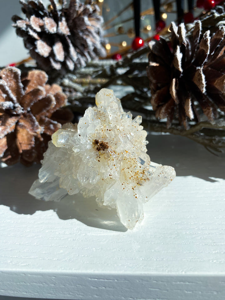 Quartz with Needles & Siderite #4