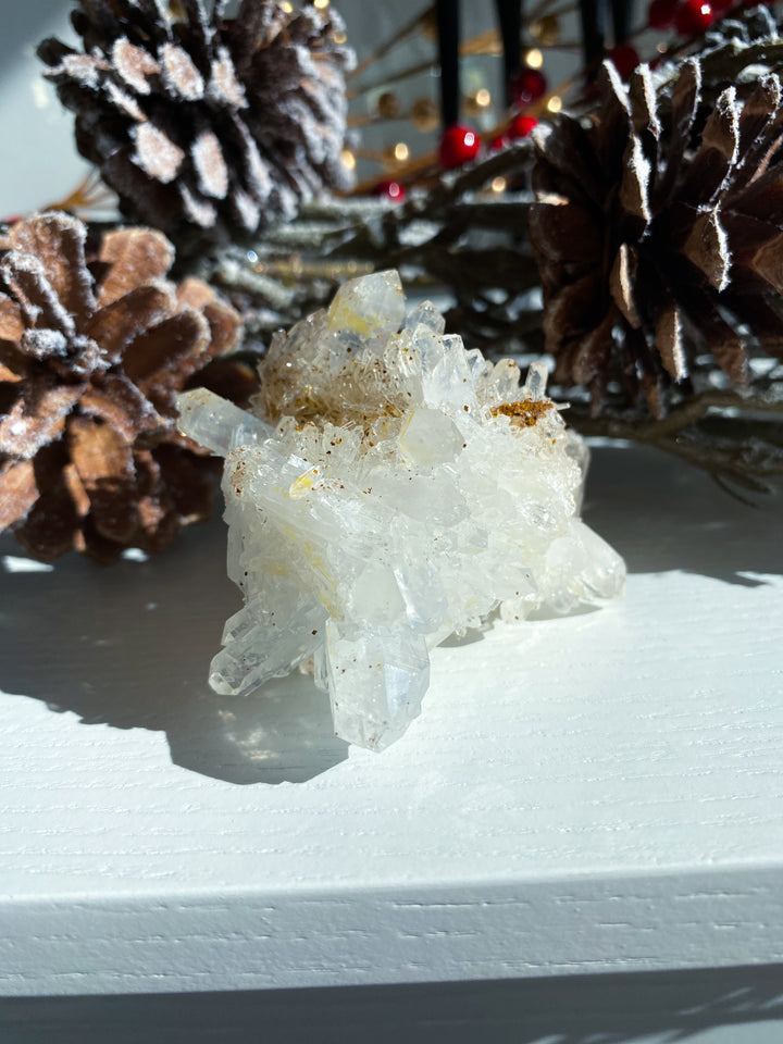 Quartz with Needles & Siderite #4