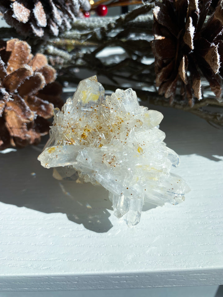 Quartz with Needles & Siderite #4