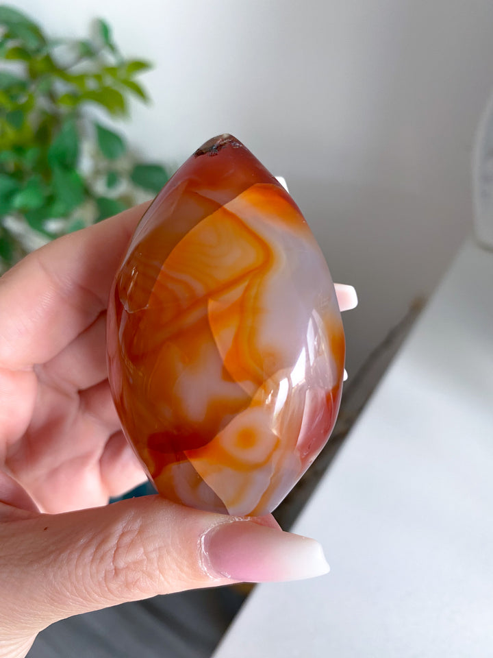 Translucent Carnelian Flame 