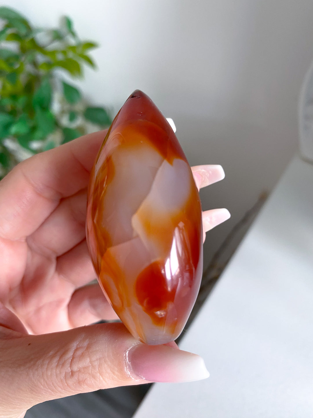 Translucent Carnelian Flame 