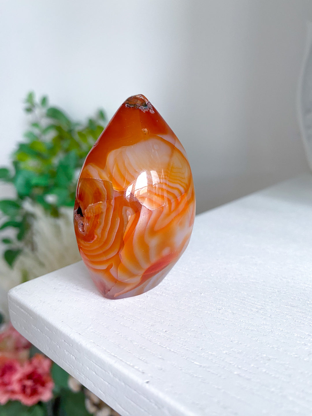 Translucent Carnelian Flame 