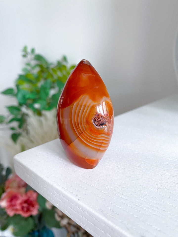 Translucent Carnelian Flame 