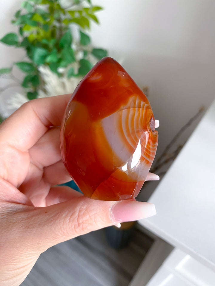 Translucent Carnelian Flame 