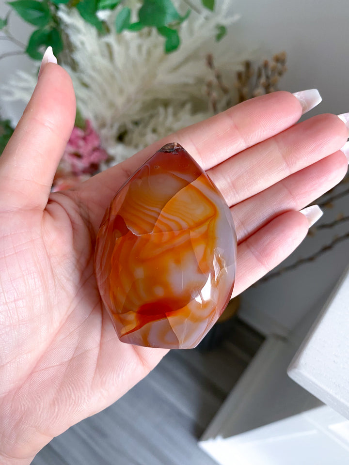 Translucent Carnelian Flame 