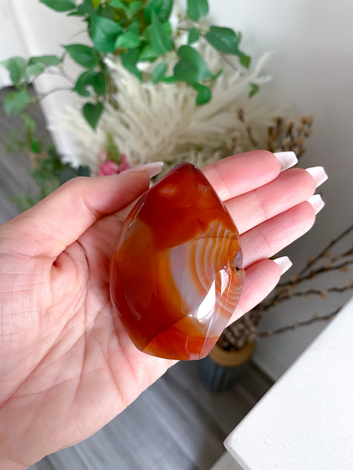 Translucent Carnelian Flame 