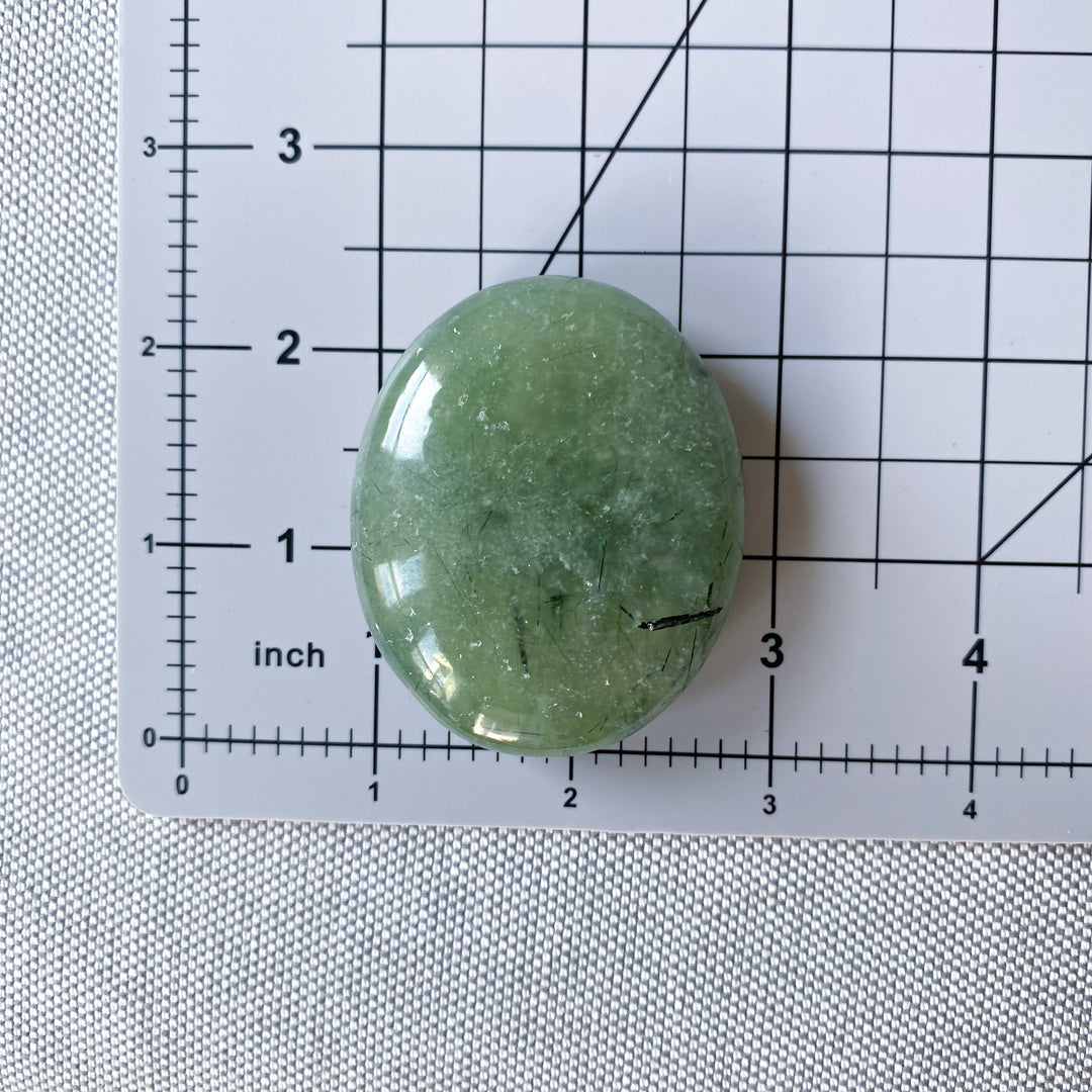 Prehnite Palm Stone 