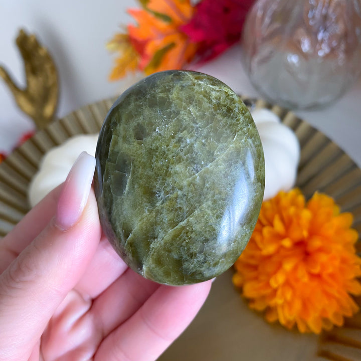 Vesuvianite Palm Stone 