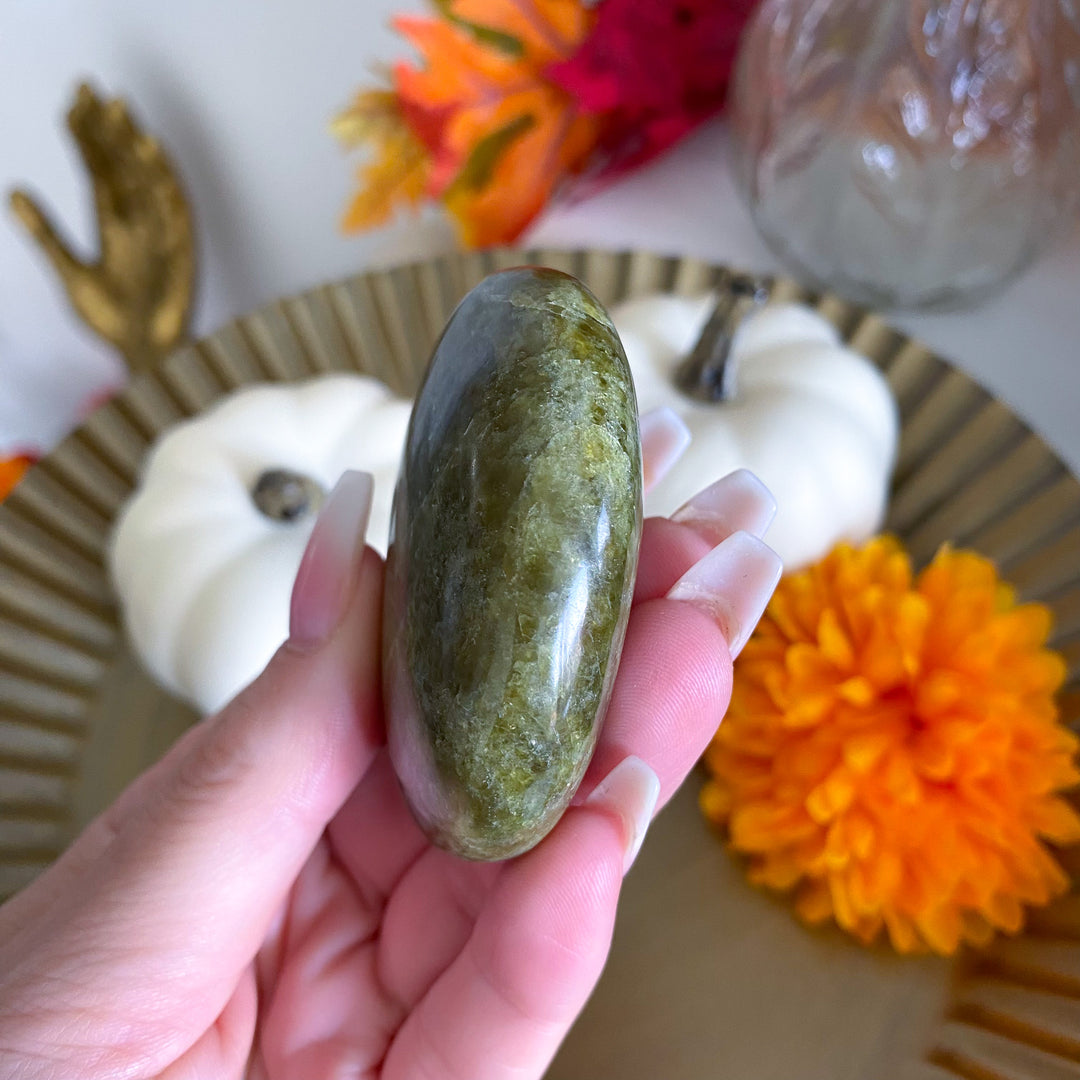 Vesuvianite Palm Stone 