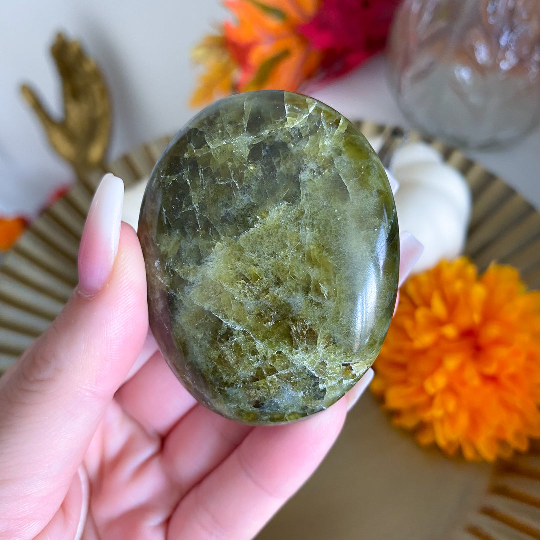 Vesuvianite Palm Stone 