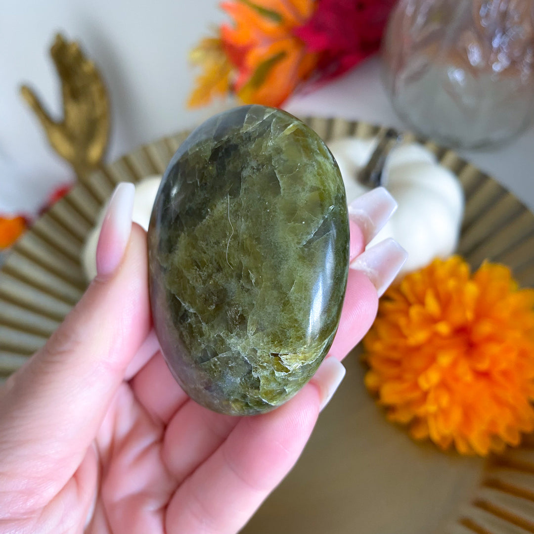 Vesuvianite Palm Stone 