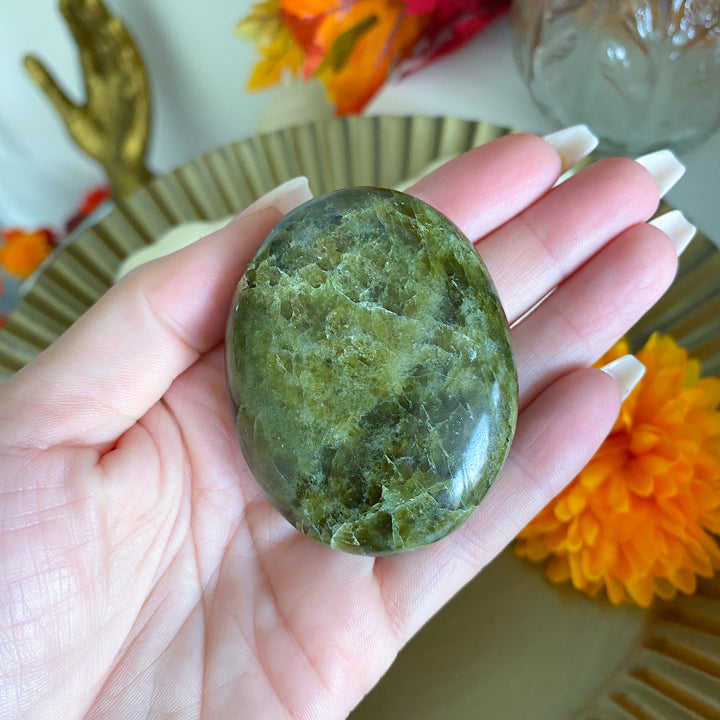 Vesuvianite Palm Stone 