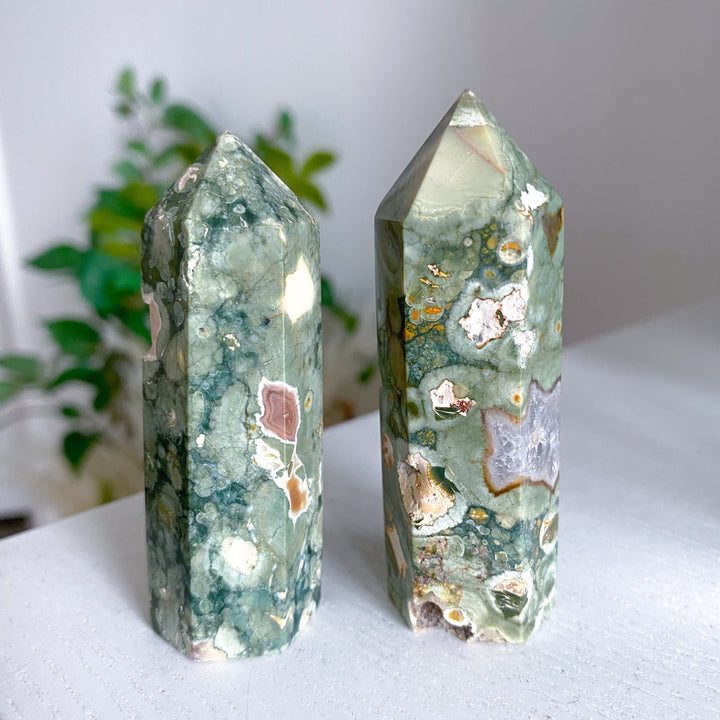 Rainforest Jasper Tower - Imperfect