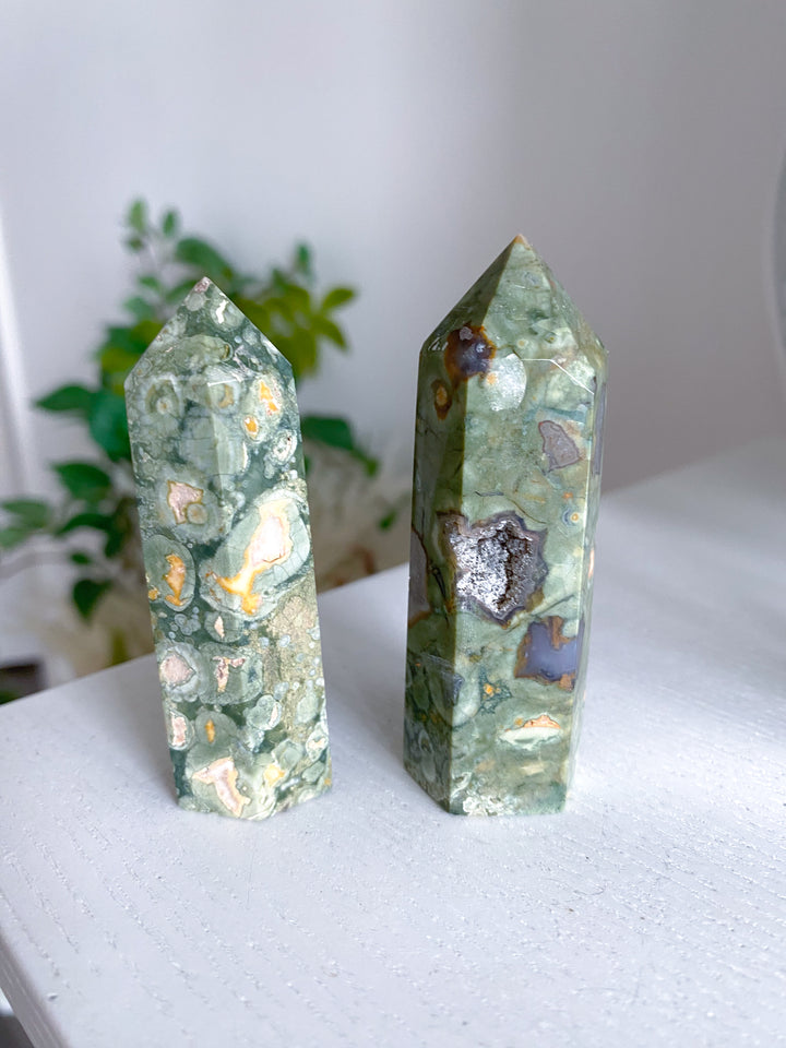 Rainforest Jasper Tower - Imperfect