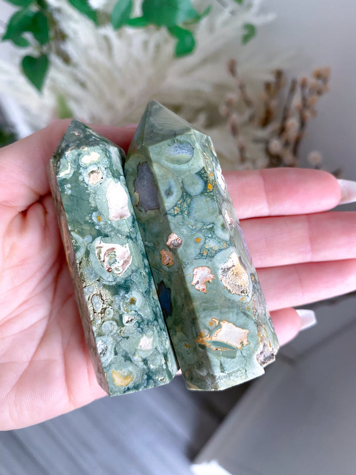 Rainforest Jasper Tower - Imperfect