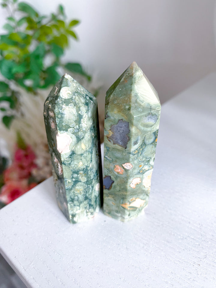 Rainforest Jasper Tower - Imperfect